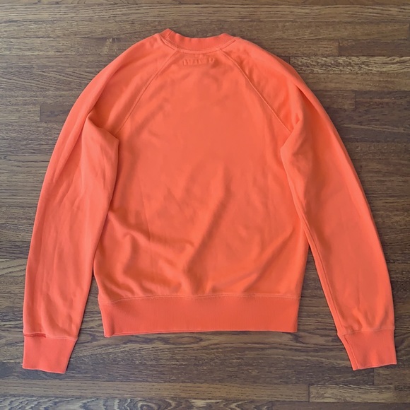 Men’s Orange Tommy Hilfiger Crew Sweatshirt - Picture 4 of 5